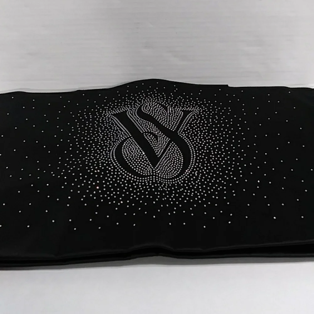 Victoria's Secret Black Tote With Sparkling Silver Design *NWT* - Picture 5 of 7